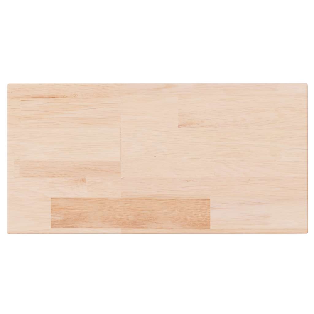 Vidaxl plank 40 x 20 x 4 cm onbewerkt massief eikenhout