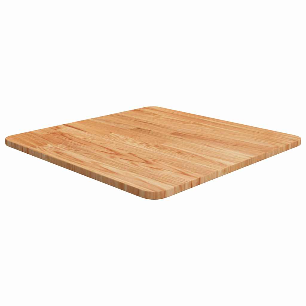 Vidaxl tafelblad vierkant 50x50x1,5cm massief eiken lichtbruin