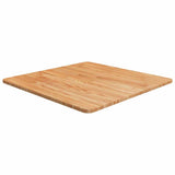 Vidaxl tafelblad vierkant 60x60x1,5 cm massief eiken lichtbruin