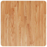 Vidaxl tafelblad vierkant 60x60x1,5 cm massief eiken lichtbruin