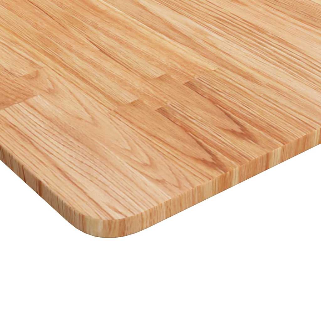 Vidaxl tafelblad vierkant 60x60x1,5 cm massief eiken lichtbruin