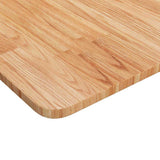 Vidaxl tafelblad vierkant 80x80x1,5cm massief eiken lichtbruin