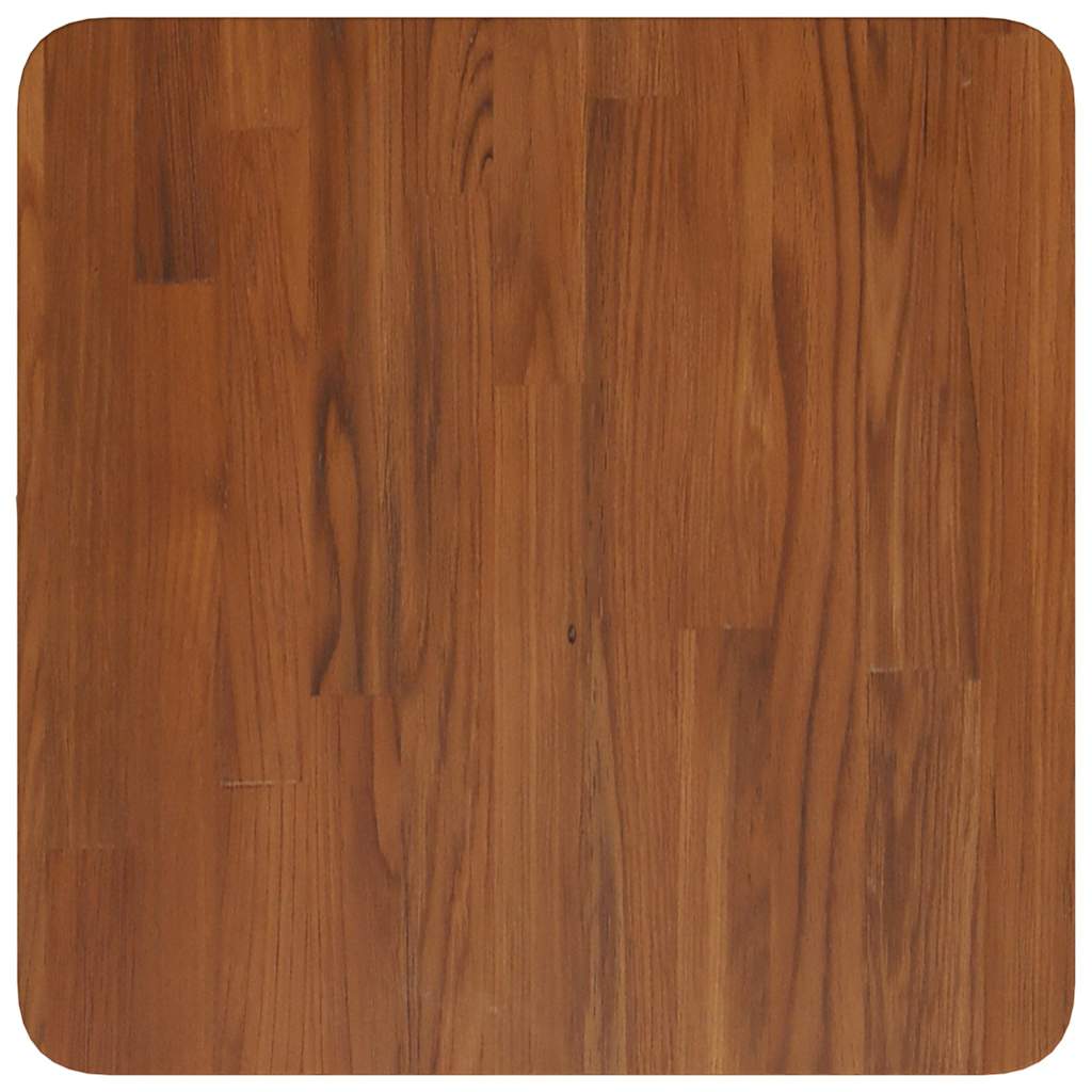Vidaxl tafelblad vierkant 40x40x1,5cm behandeld eiken donkerbruin