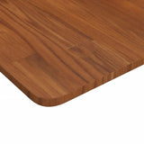 VIDAXL WASHBAIN TABELLE 100x50x1.5 cm behandeltes massives Holz dunkelbraun