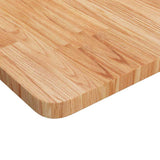 Vidaxl tafelblad vierkant 60x60x2,5cm massief eiken lichtbruin