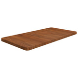 Vidaxl wastbasin Blat 80x40x2,5 cm behandelt de staarke Holz donkelbrong