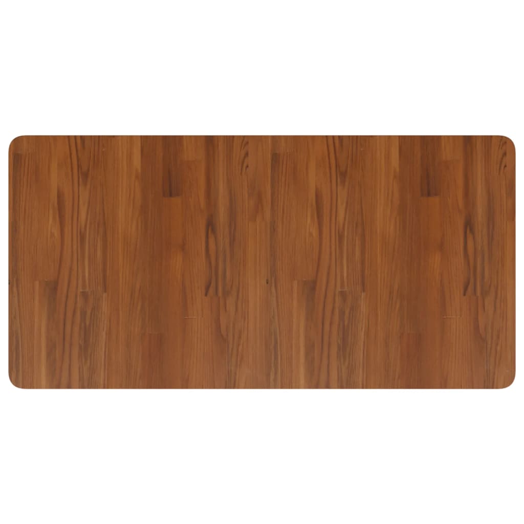 Vidaxl wastbasin Table 100x50x2.5cm behandelt Fest mat Holz donkelbrong behandelt