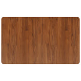 VIDAXL WASHBAIN TABELLE 100x60x2,5 cm behandeltes massives Holz dunkelbraun