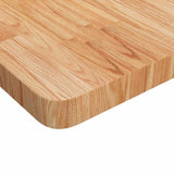 Vidaxl tafelblad vierkant 50x50x4cm massief eikenhout lichtbruin