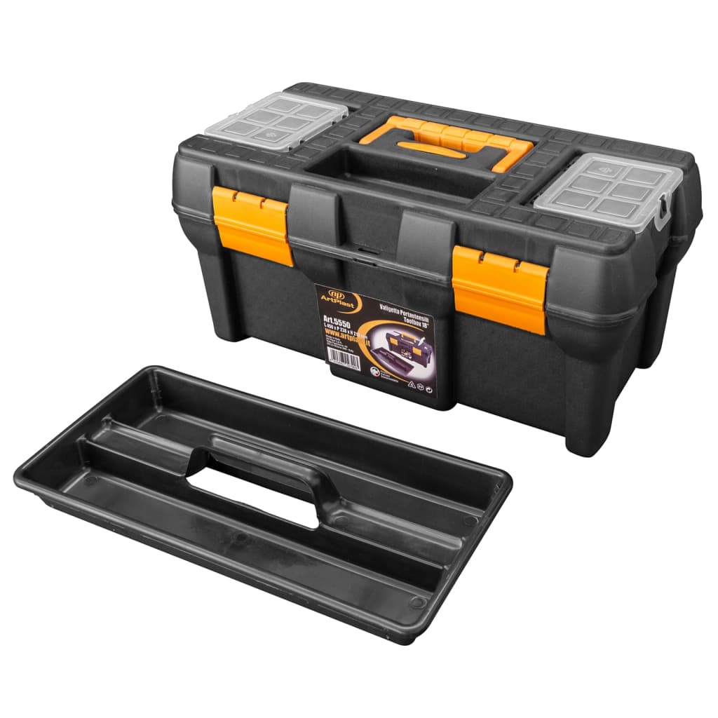 Vidaxl Toolbox 450x240x210 mm polipropen