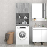 Vidaxl Waschmaschinenschrank 64x25.5x190 cm graue Sonoma -Eichefarbe