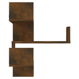 Vidaxl hoekwandschap 40x40x50 cm bewerkt hout gerookt eikenkleurig