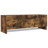 Vidaxl kledingkast 100x32,5x35 cm bewerkt hout gerookt eikenkleurig