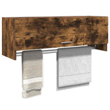Vidaxl kledingkast 100x32,5x35 cm bewerkt hout gerookt eikenkleurig