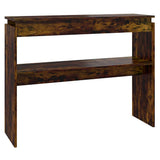Vidaxl wandtafel 102x30x80 cm bewerkt hout gerookt eikenkleurig