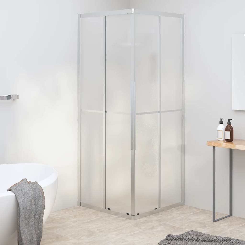 Vidaxl Shower Cubicle 80x80x180 cm Matte ESG