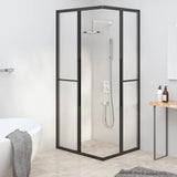 Vidaxl Shower Subicle 80x70x180 cm Matte ESG Black