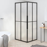 Vidaxl Shower Subicle 80x70x180 cm Matte ESG Black