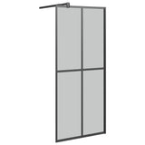 Vidaxl Walk -In -Duschbildschirm 80x195 cm dunkler Temperament