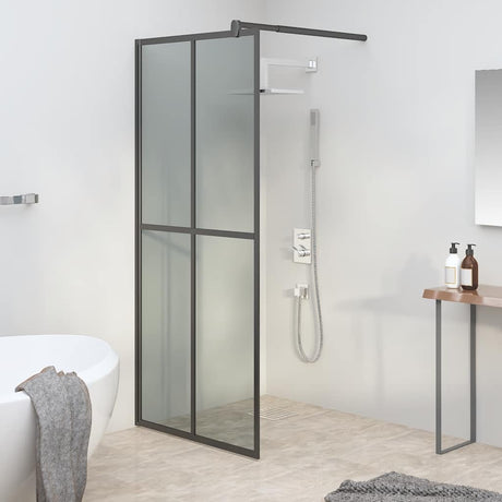 Vidaxl Walk -In -Duschbildschirm 80x195 cm dunkler Temperament
