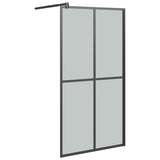 Vidaxl Walk -In -Duschbildschirm 100x195 cm dunkler Temperament