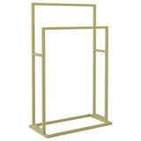 VIDAXL -Handtuchregal 48x24x78,5 cm Eisen Gold gefärbt
