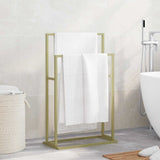 VIDAXL -Handtuchregal 48x24x78,5 cm Eisen Gold gefärbt