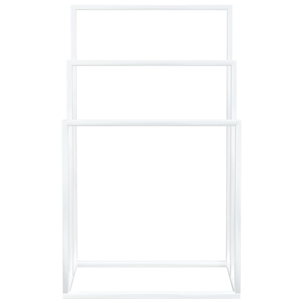 Vidaxl Handduchsuch Rack déi m 48x24x79 cm Wäiss