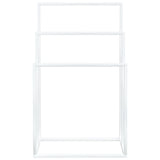 Vidaxl Handduchsuch Rack déi m 48x24x79 cm Wäiss