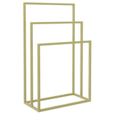 VIDAXL -Handtuchregal 48x24x79 cm Eisen Gold gefärbt