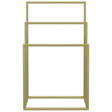 Vidaxl Handduchsuch Rack ofgebrach 48x24x79 cm Eisenkaart faarweg