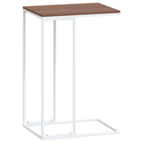 Vidaxl bijzettafel 40x30x59 cm bewerkt hout wit