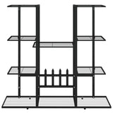 Vidaxl bloemenstandaard 94,5x25x89 cm ijzer zwart