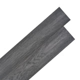 Vidaxl Floorboards Self -adhesive 2.51 m² 2 mm PVC Black and White