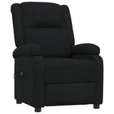 Vidaxl fauteuil verstelbaar elektrisch stof zwart
