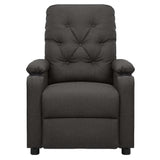 Vidaxl fauteuil elektrisch verstelbaar stof donkergrijs
