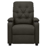 Vidaxl massagestoel elektrisch stof taupe