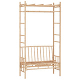 Vidaxl tuinbank met pergola 116 cm bamboe