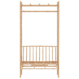 Vidaxl tuinbank met pergola 116 cm bamboe