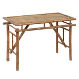 Vidaxl tuintafel inklapbaar 115x50x75 cm bamboe