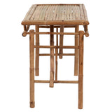 Vidaxl tuintafel inklapbaar 115x50x75 cm bamboe