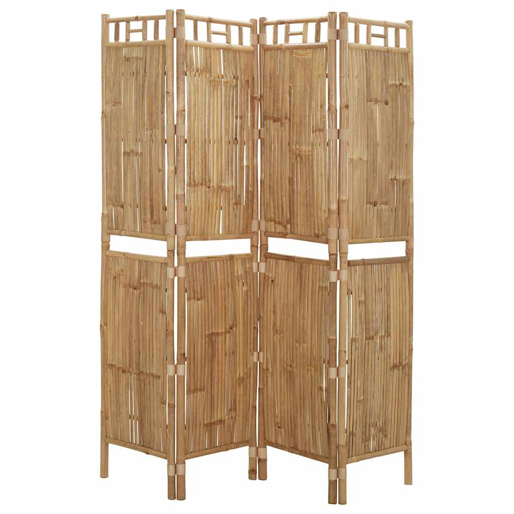Vidaxl kamerscherm met 4 panelen 160x180 cm bamboe