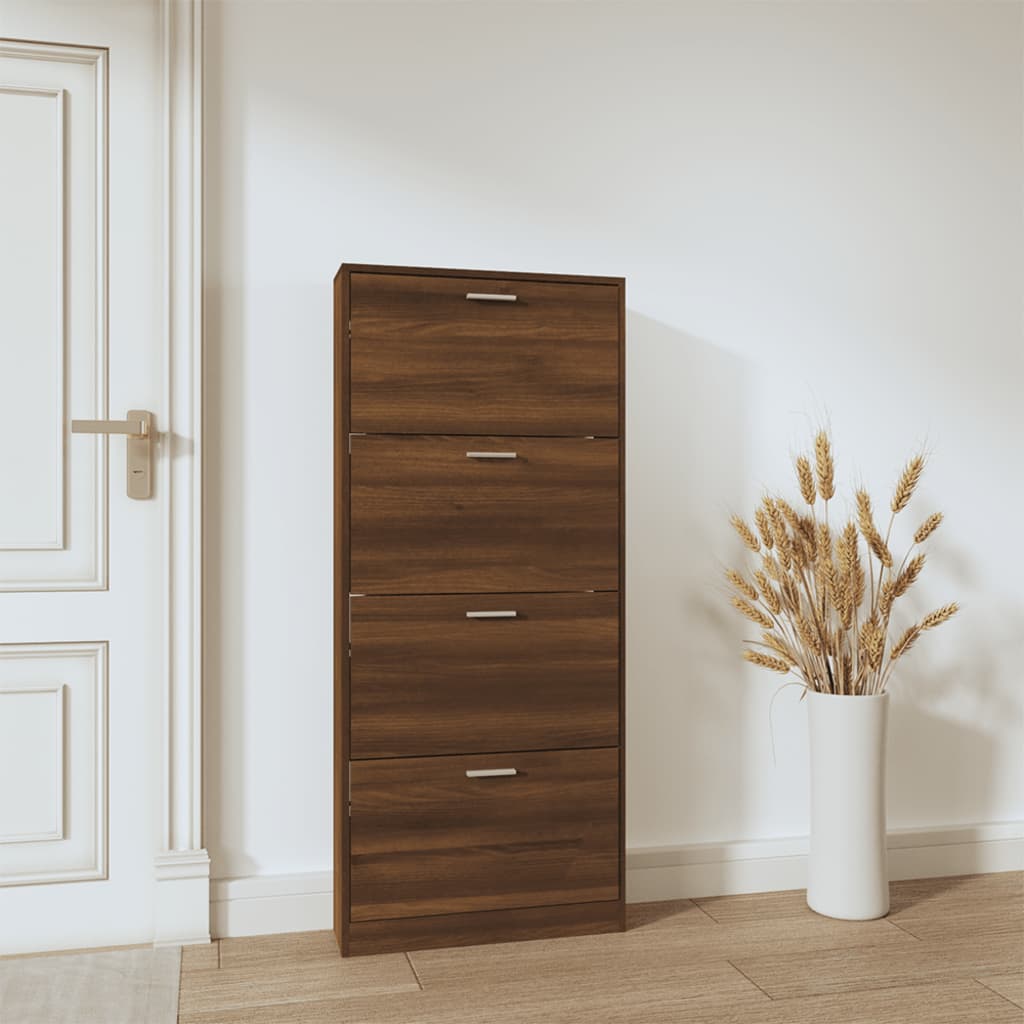 Vidaxl Schong Cabinet 59x17x150 cm schneiden Holzbroch Okfaarf