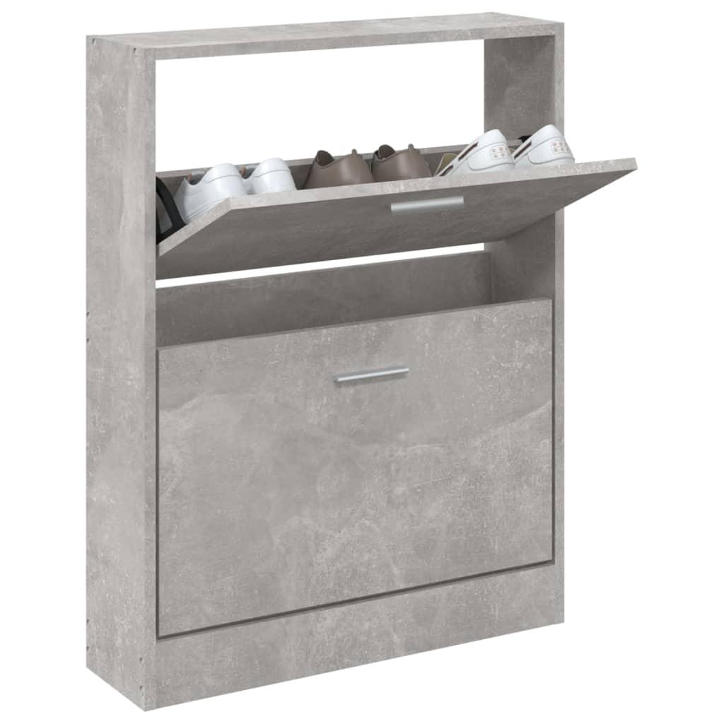 Vidaxl Cabinet da scarpe 59x17x81 cm Prezzo in legno a modifica