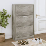 VidaXL shoe cabinet 63x24x103 cm processed wood concrete price