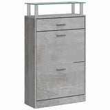 Vidaxl Schuhschrank 63x24x104 cm verarbeiteter Holzbetonpreis