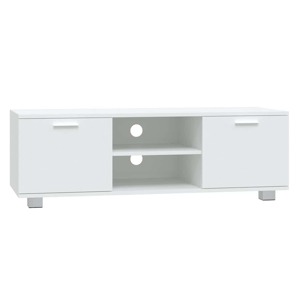 Vidaxl tv-meubel 120x40,5x35 cm bewerkt hout wit
