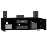 Vidaxl tv-meubel 120x40,5x35 cm bewerkt hout zwart