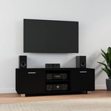 Vidaxl tv-meubel 120x40,5x35 cm bewerkt hout zwart