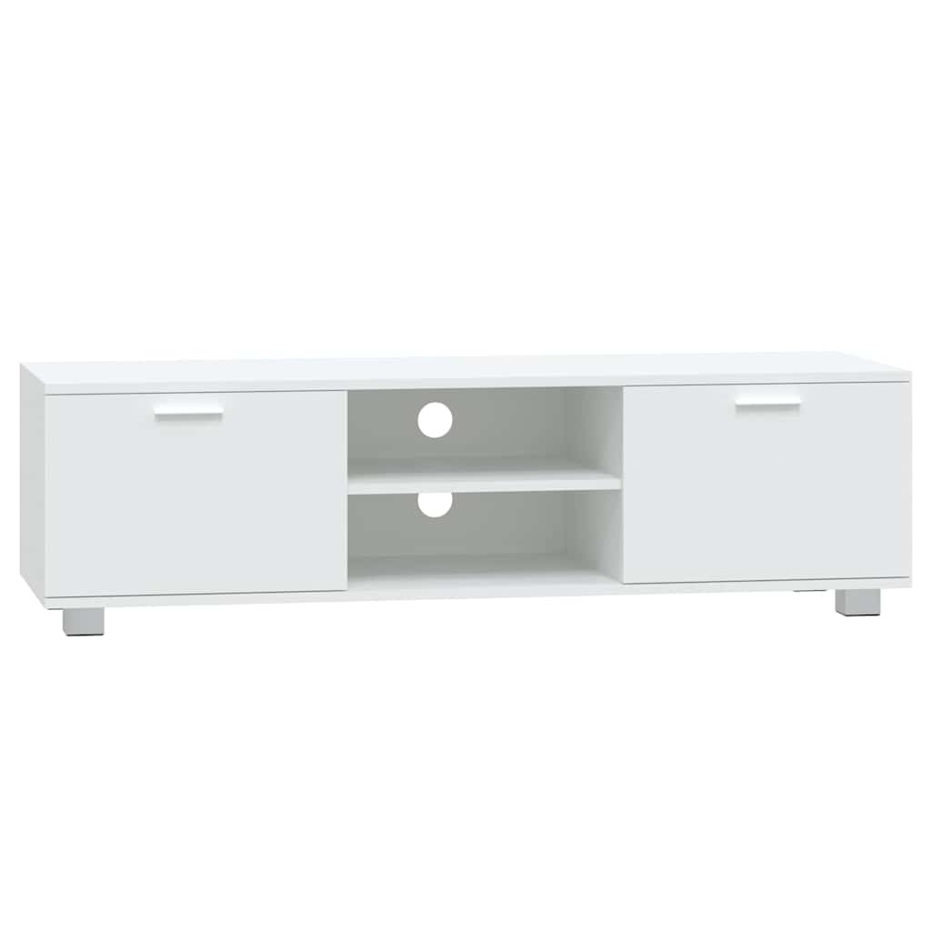 Vidaxl tv-meubel 140x40,5x35 cm bewerkt hout wit